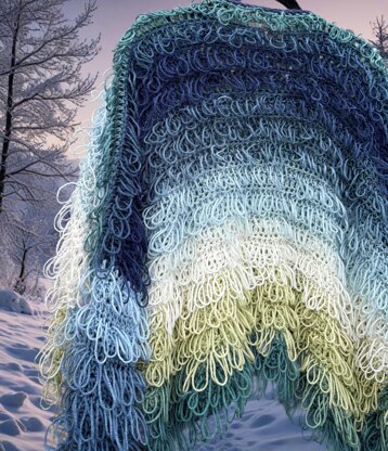 Shaggy Crochet Cardigan
