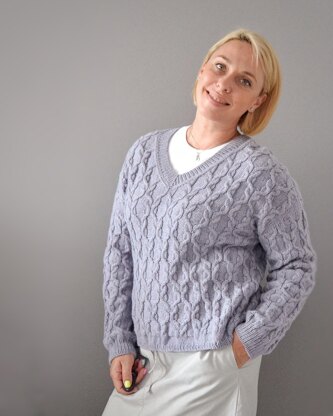 Royal Pullover - knitting pattern