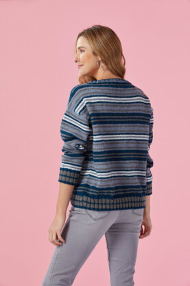 #1225 Mount Rainier - Sweater Knitting Pattern for Women & Men in Valley Yarns Northampton by Valley Yarns