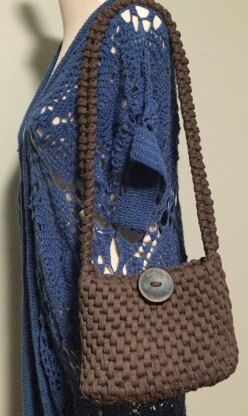 Boho Flat Stitch Shoulder Bag