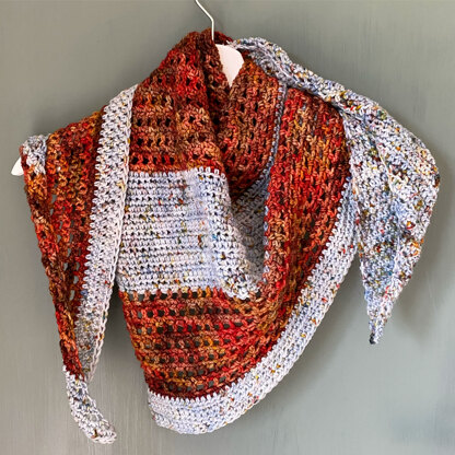 Adore shawl easy crochet shawl for dk