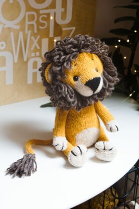 Knitting Lion Toy Pattern