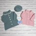 Polly Baby A-line coat and beret 0-9mths