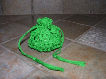 Green Drawstring Mini Bag