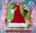Santa's Christmas Hat Overlay Mosaic Square