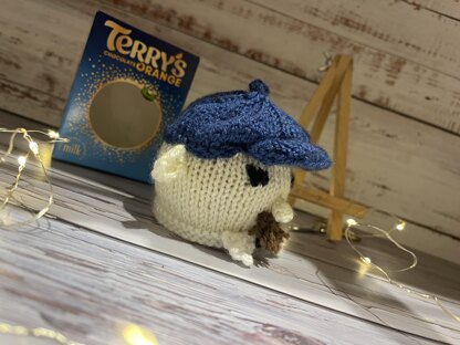 Peaky Blinders Inspired Chocolate Orange Cover Knitting Pattern