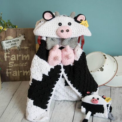 Hooded Cow Blanket