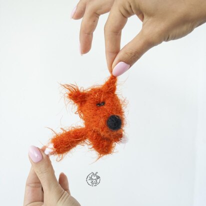 Mini fox - knitting pattern