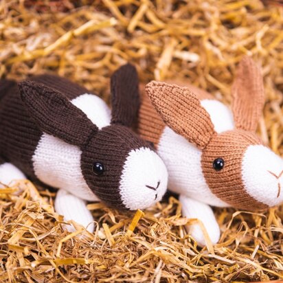 Dutch Bunnies in Deramores Studio DK  - Downloadable PDF - knitting pattern