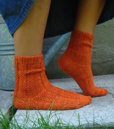 Roasted Carrot Socks