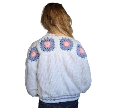 Sunflower Crochet and Knit Jacket