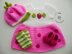 Strawberry Baby Cap, Dress and Shoes Outfit
