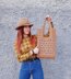 Hobo raffia bag Country