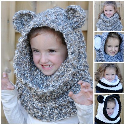 Un'bear'ably Cute Hooded Cowl