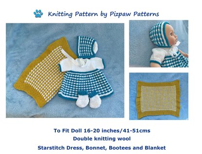P144 Star Stitch Dolls Outfit and Blanket