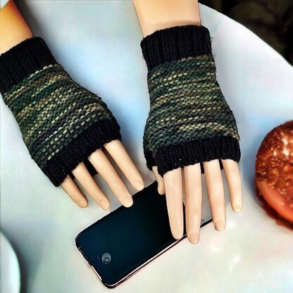 Basic Fingerless Gloves or Mitts