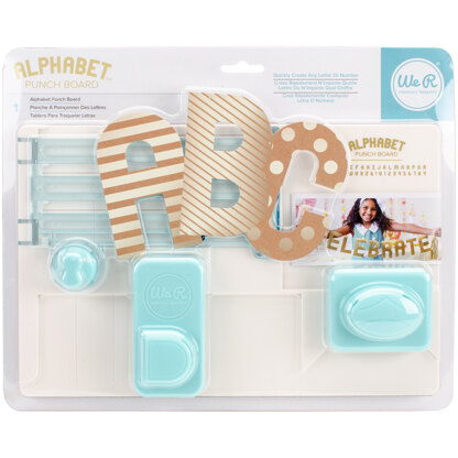 We R Memory Keepers Alphabet Punch Board - 529656
