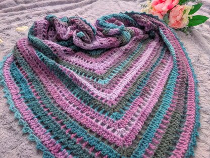 Crochet Moonlit Reverie Shawl Pattern