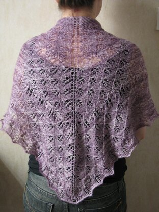 Buddleia Shawl