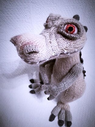 Knitted Dinosaur