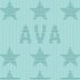Ava custom name knit chunky newborn blanket Knit-Purl only knitting pattern