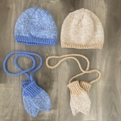 Tiny baby best sale hats and mittens