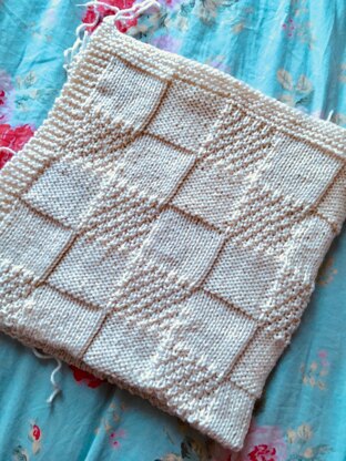 Knitting Pattern Patch Blanket