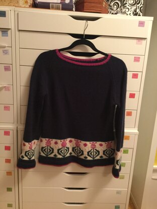 Six Swans Sweater - cashmere substituted yarn
