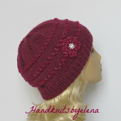 Hat "Ariana" - knitting pattern