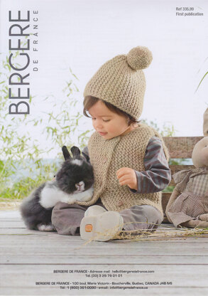 Gilet & Hat in Bergere de France Duvetine - 33599