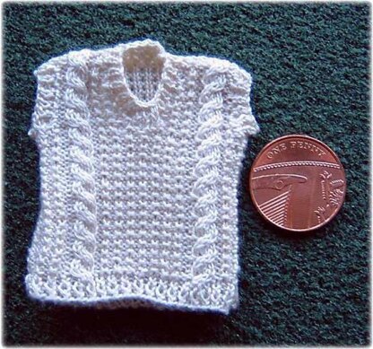 1:12th scale Mans V-neck sweater and slipover Knitting pattern by Frances  Powell | Knitting Patterns | LoveCrafts