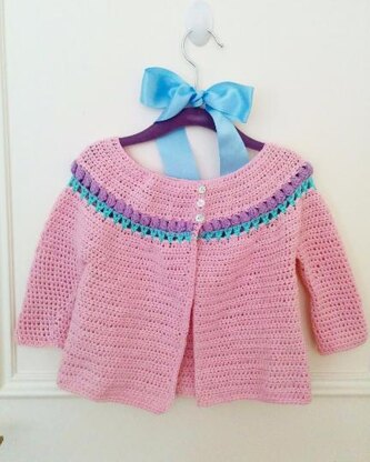 Tulip crochet cardigan