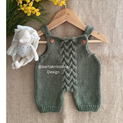 Sunflower Overalls Knitting Pattern