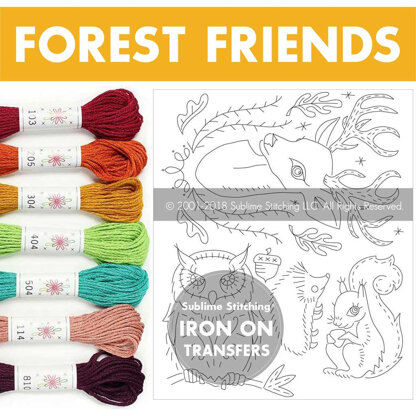 Sublime Stitching The Ultimate Embroidery Kit - Forest Friends