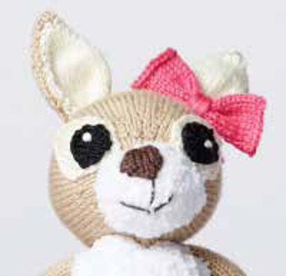 Dotty the Fawn Toy in Caron Simply Soft and Bernat Pipsqueak - Downloadable PDF