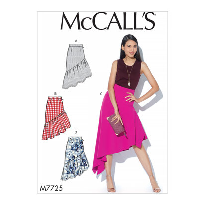 McCall's Misses' Skirts M7725 - Sewing Pattern