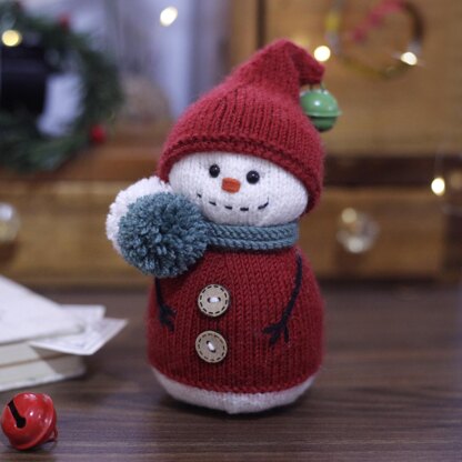 Chilly Snowman for Christmas Knitting pattern by Cheryx | LoveCrafts