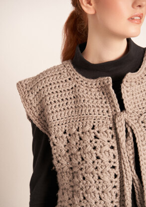 Josephine Waistcoat in Rowan Big Wool- RTP003-0008-ENPFRP - Downloadable PDF