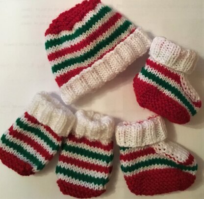 Christmas hat set for baby