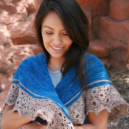 Sandy Skies Shawl