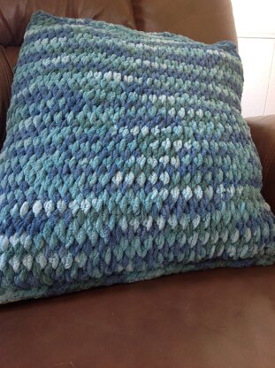 Tunisian full stitch pillow