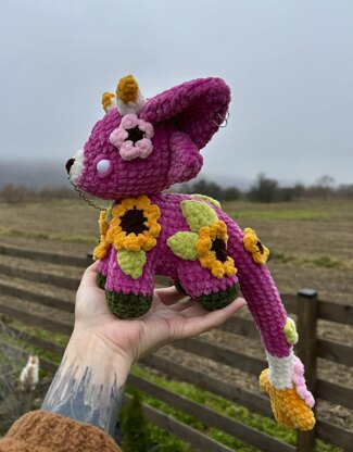 Pink Floral Creature. Monster