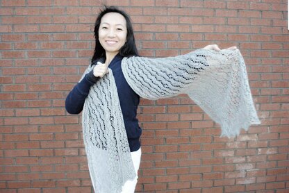 Valentine's Lace Shawl