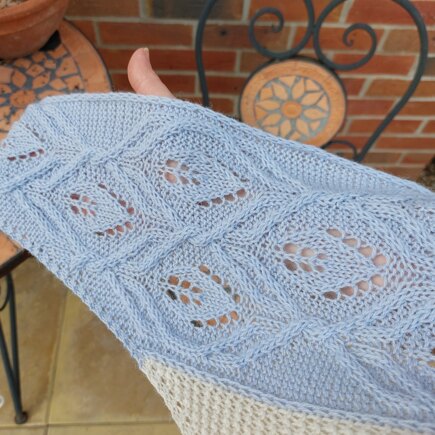 Floating Leaves shawl #3