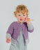 Paulina Cardigan - Knitting Pattern For Babies in MillaMia Naturally Baby Soft by MillaMia