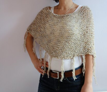 Fringed Capelet