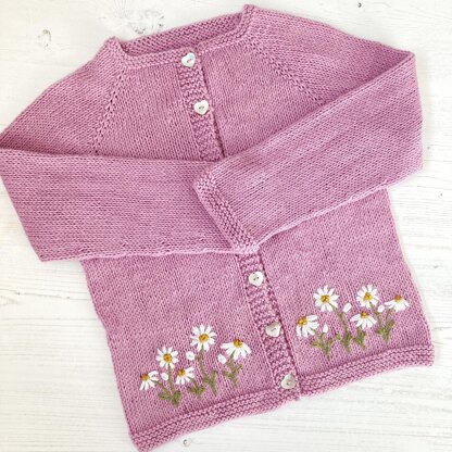 Daisy Cardigan Knitting pattern by Julie Taylor | LoveCrafts