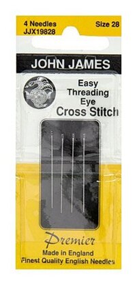 John James Size 28 Easy Thread Cross Stitch Needles (4)