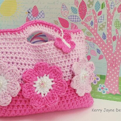 Sweet Flower Crochet Bag