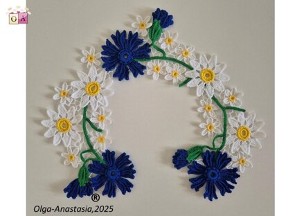 Detachable lace collar crochet Summer